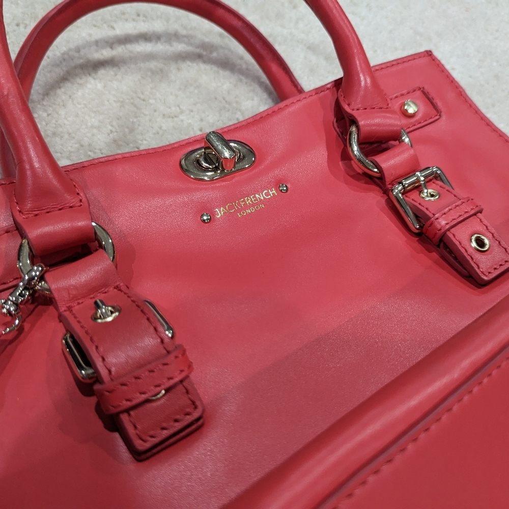Jack French London coral bag